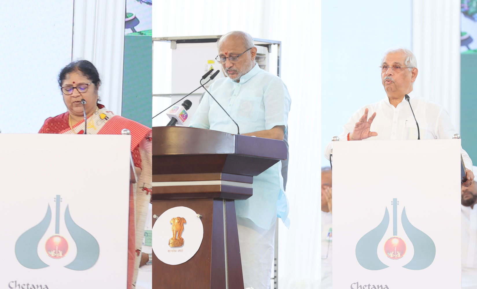 Chetana Ganashram Stone laying ceremony